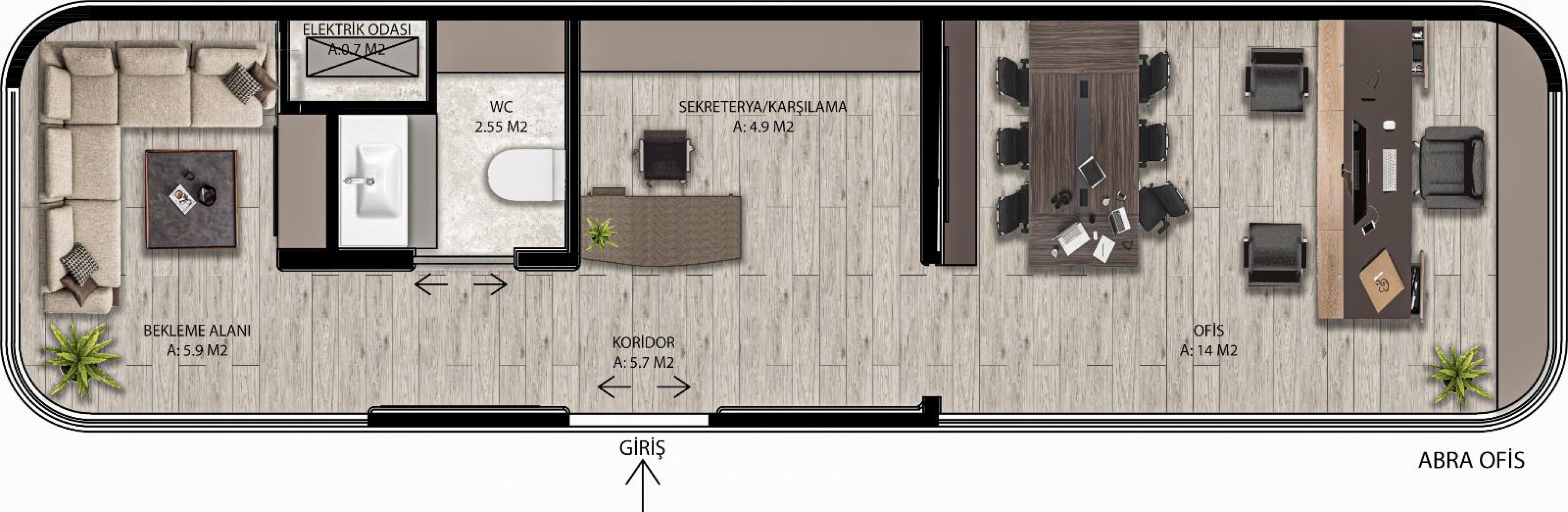 Abra A6 Capsule Office