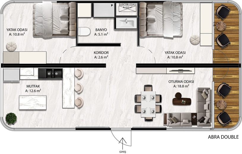 Abra Capsule Double Abra Capsule Double