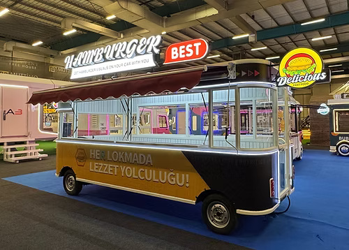 Hamburger Mobil Lezzet Aracı Hamburger Mobil Lezzet Aracı