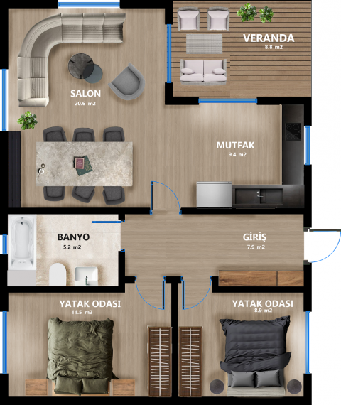 Alvara Muttiny Çelik Ev