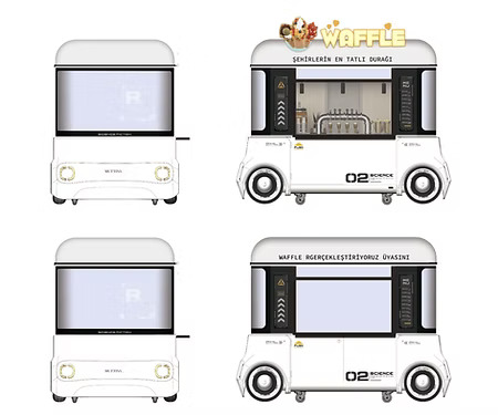 Waffle Mobil Lezzet Aracı Waffle Mobil Lezzet Aracı