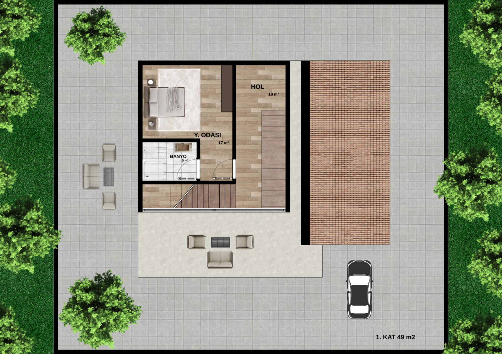 Zabera Muttiny Çelik Ev Zabera Muttiny Çelik Ev